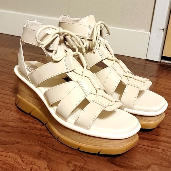 Sorel Shoes - Sorel Joanie III Lace Wedge Sandals